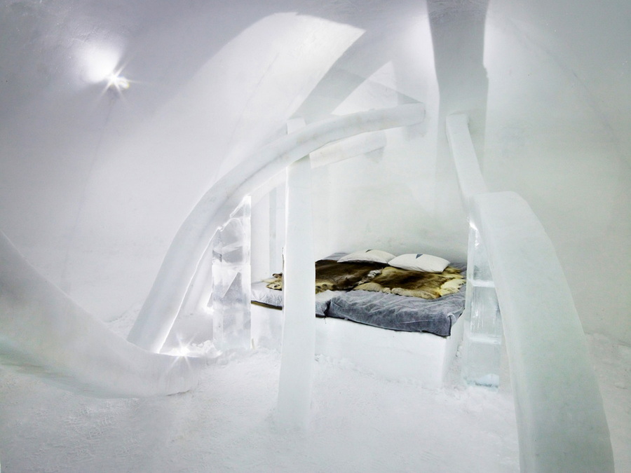 Фотография: Гостиница изо льда и снега в Швеции №15 - BigPicture.ru