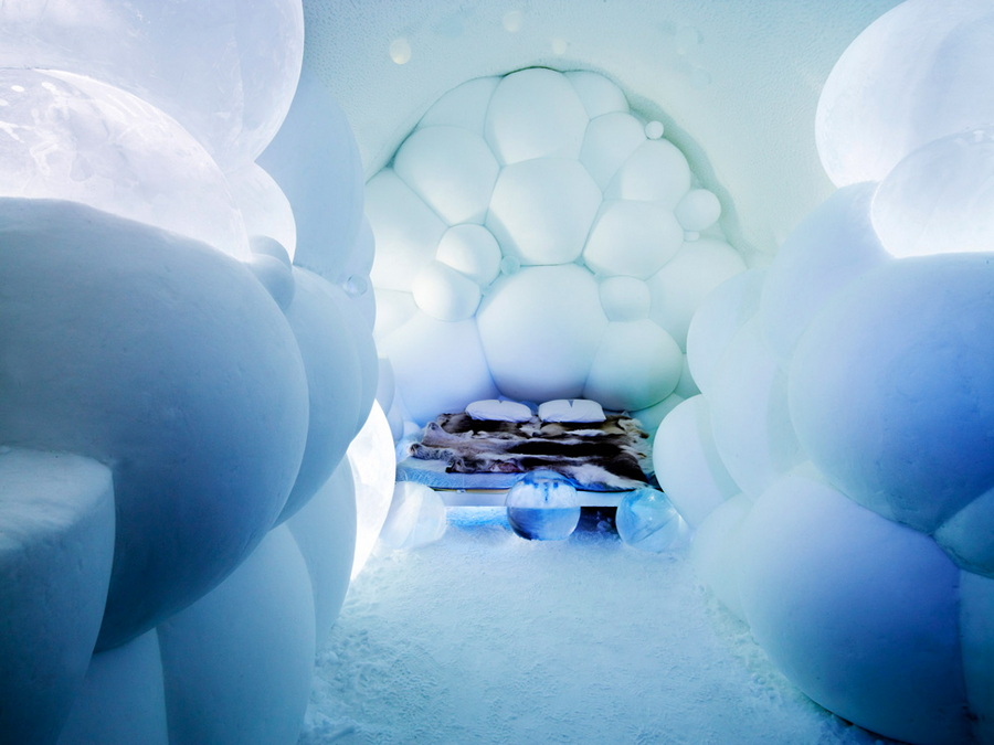 Фотография: Гостиница изо льда и снега в Швеции №14 - BigPicture.ru