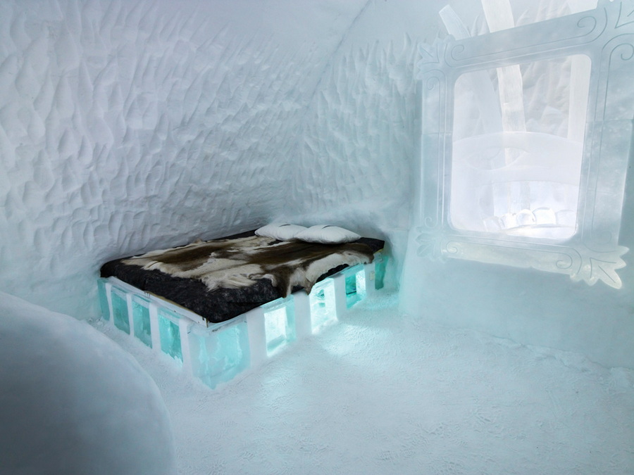 Фотография: Гостиница изо льда и снега в Швеции №22 - BigPicture.ru