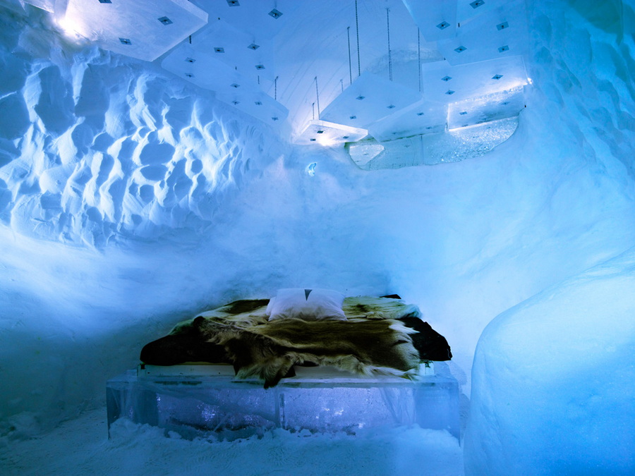 Фотография: Гостиница изо льда и снега в Швеции №11 - BigPicture.ru
