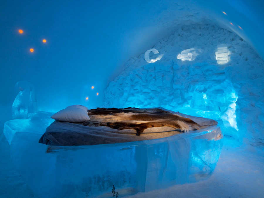 Фотография: Гостиница изо льда и снега в Швеции №7 - BigPicture.ru