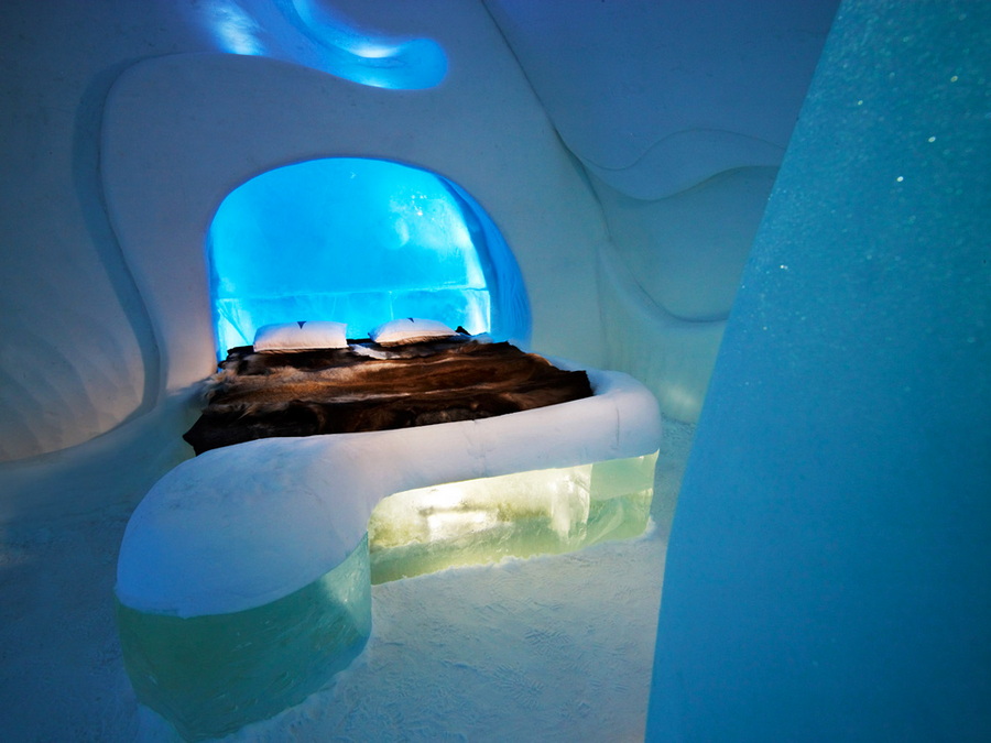 Фотография: Гостиница изо льда и снега в Швеции №3 - BigPicture.ru