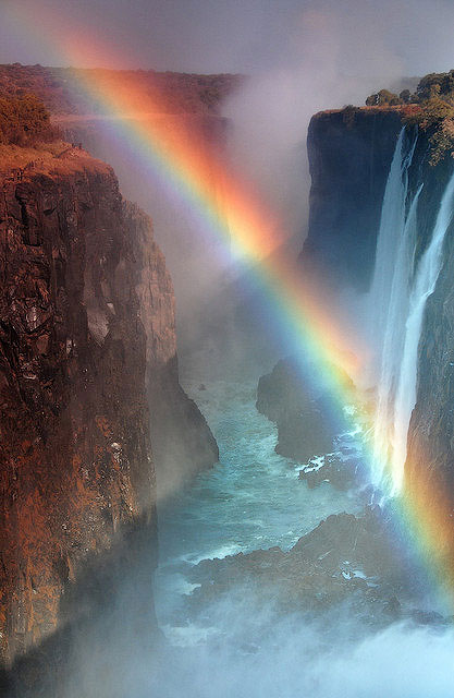 Фотография: Радуга над самым большим водопадом в мире №25 - BigPicture.ru