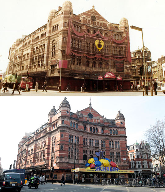 Фотография: Лондонские улицы 40 лет назад и сейчас №12 - BigPicture.ru