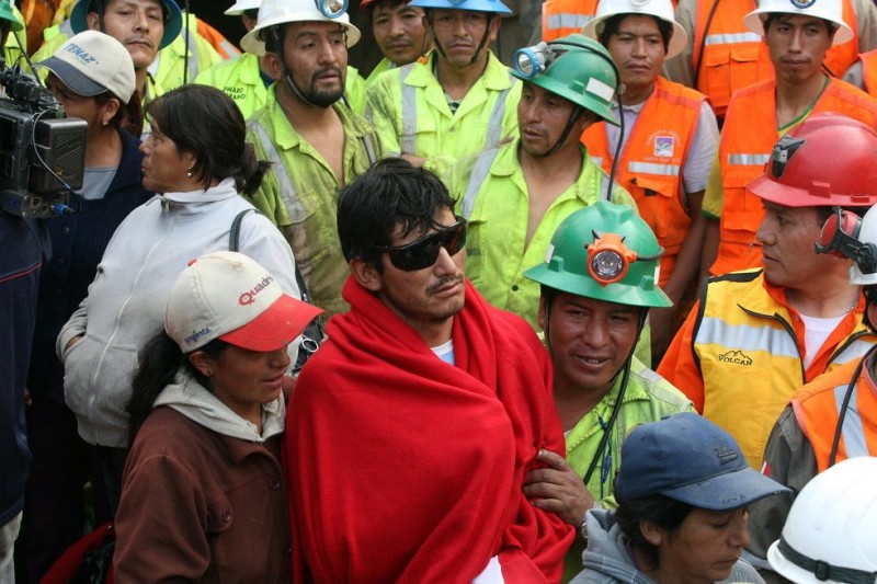 Операция по спасению шахтеров на медной шахте в Чили