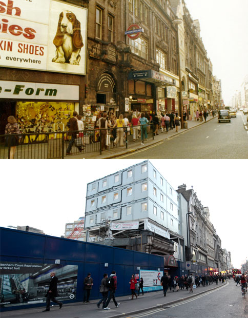 Фотография: Лондонские улицы 40 лет назад и сейчас №6 - BigPicture.ru