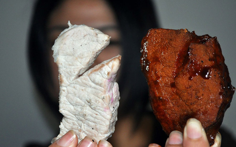 Фотография: Как в Китае подделывают мясо №3 - BigPicture.ru