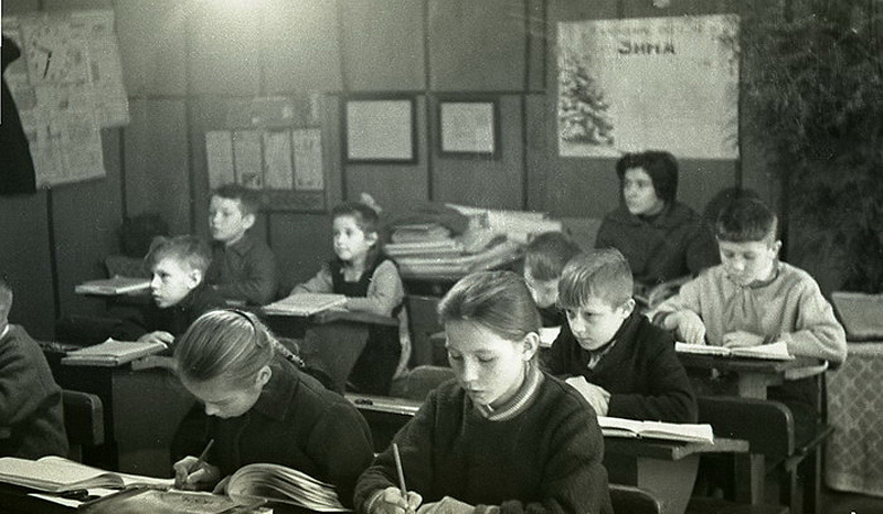 Фотография: Школа в советской деревне 1964 год №13 - BigPicture.ru