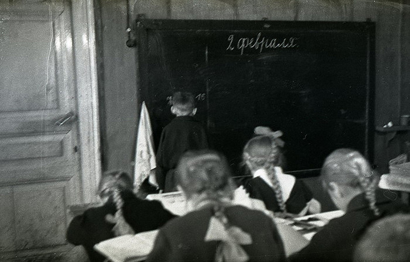 Фотография: Школа в советской деревне 1964 год №5 - BigPicture.ru