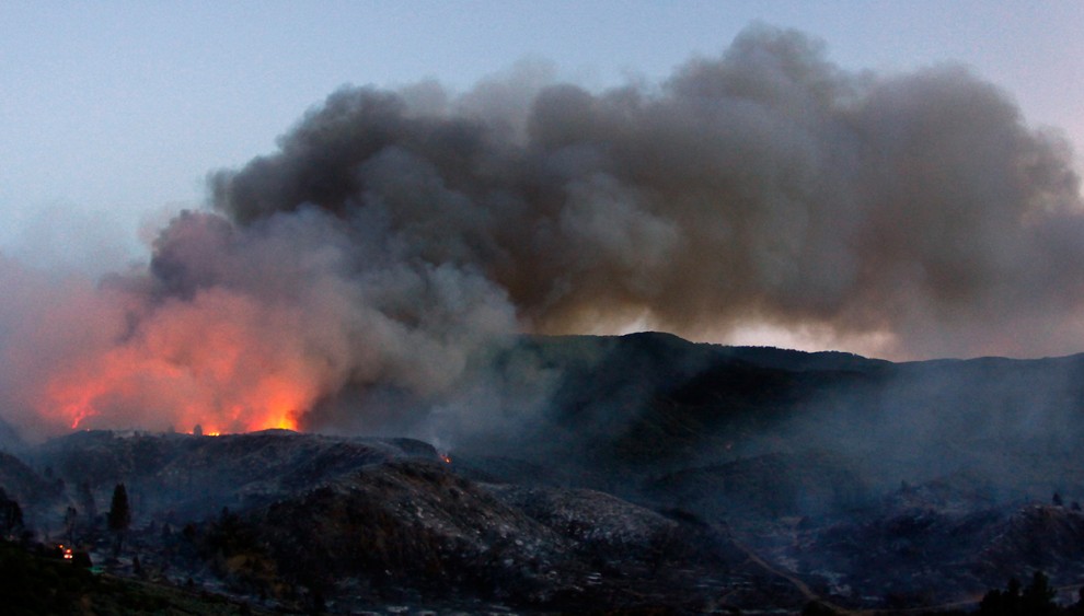 Фотография: Лесные пожары на западе США №13 - BigPicture.ru