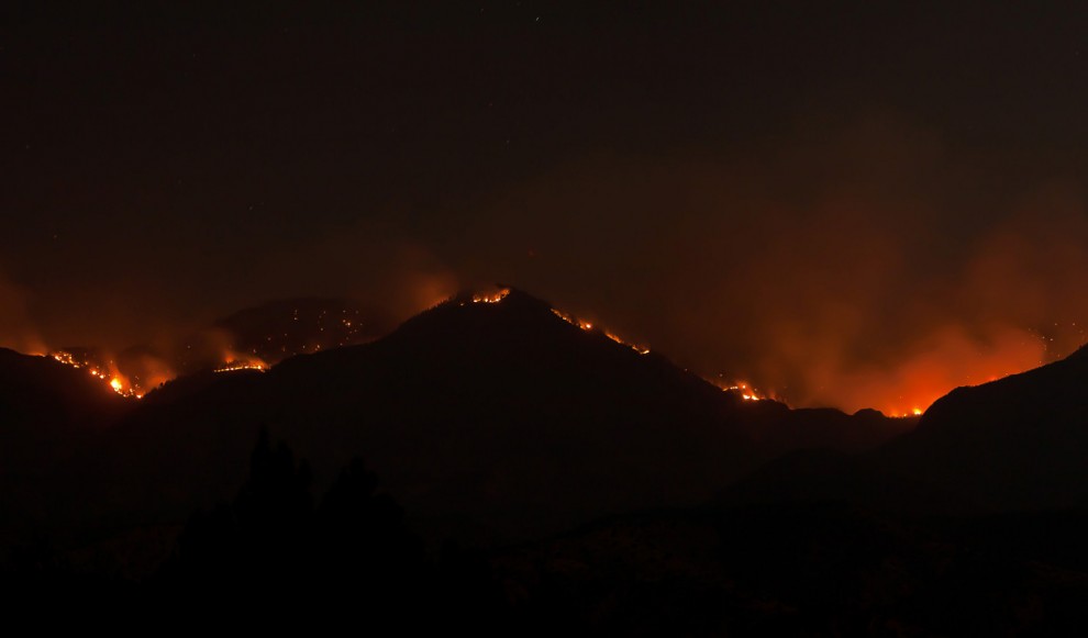 Фотография: Лесные пожары на западе США №17 - BigPicture.ru