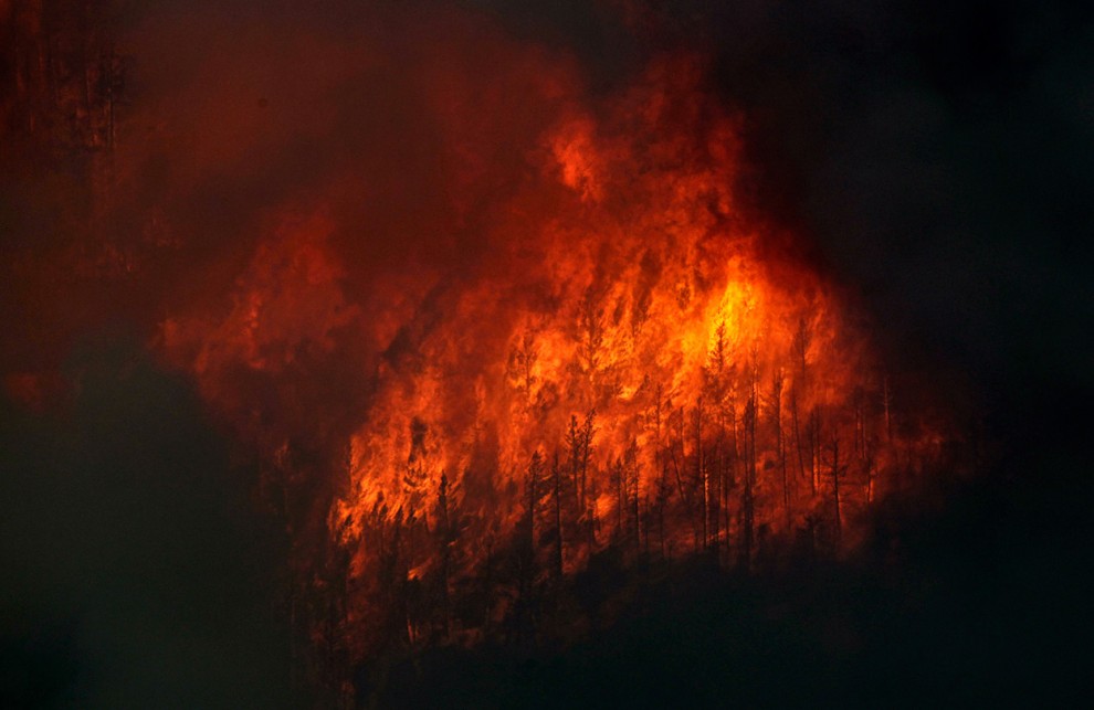 Фотография: Лесные пожары на западе США №27 - BigPicture.ru