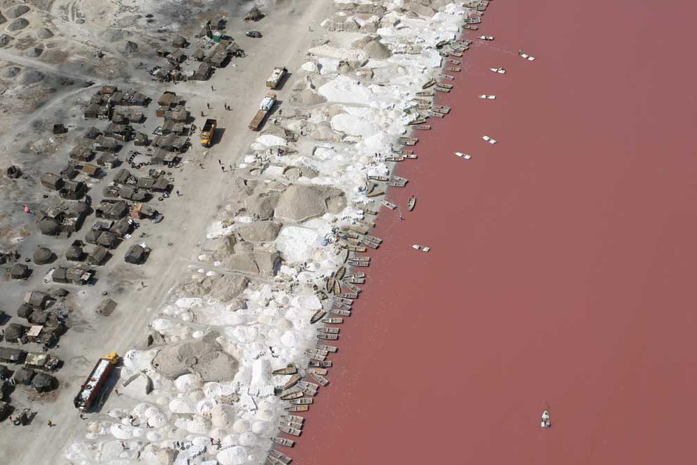 Фотография: Розовое озеро в Сенегале №14 - BigPicture.ru