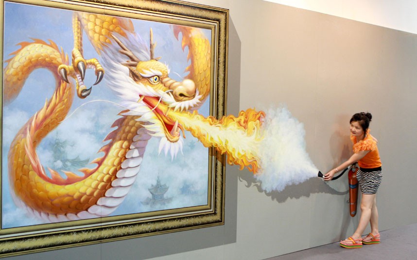 Фотография: Выставка 3D живописи на Magic Art Special Exhibition Of China 2012 №9 - BigPicture.ru