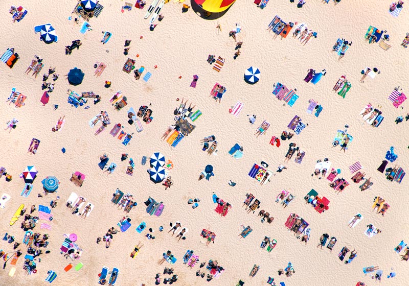 Фотография: Лето, пляж - вид сверху №2 - BigPicture.ru