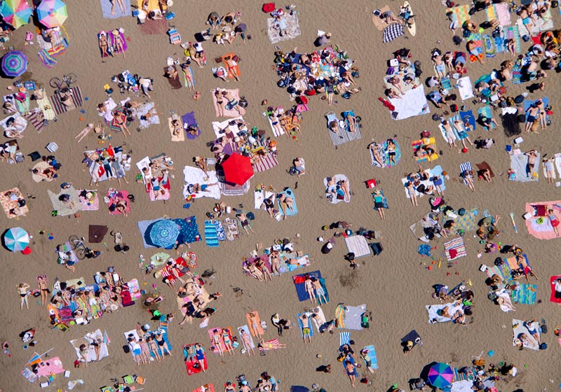 Фотография: Лето, пляж - вид сверху №15 - BigPicture.ru