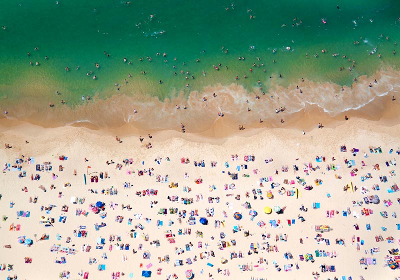Фотография: Лето, пляж - вид сверху №3 - BigPicture.ru