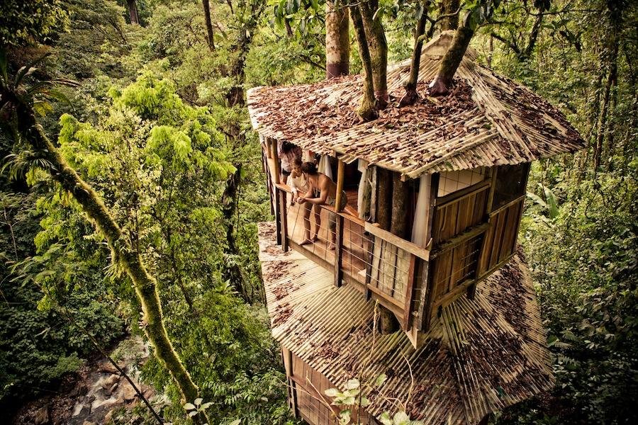 Как появилась деревня на деревьях в Коста-Рике