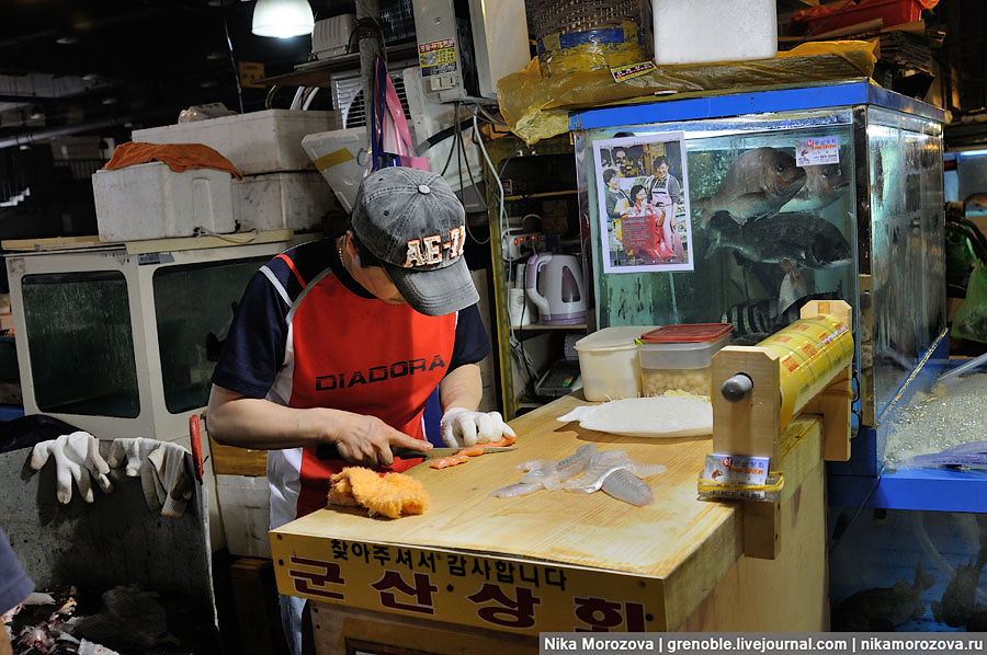 Фотография: Знаменитый рыбный рынок в Сеуле №90 - BigPicture.ru
