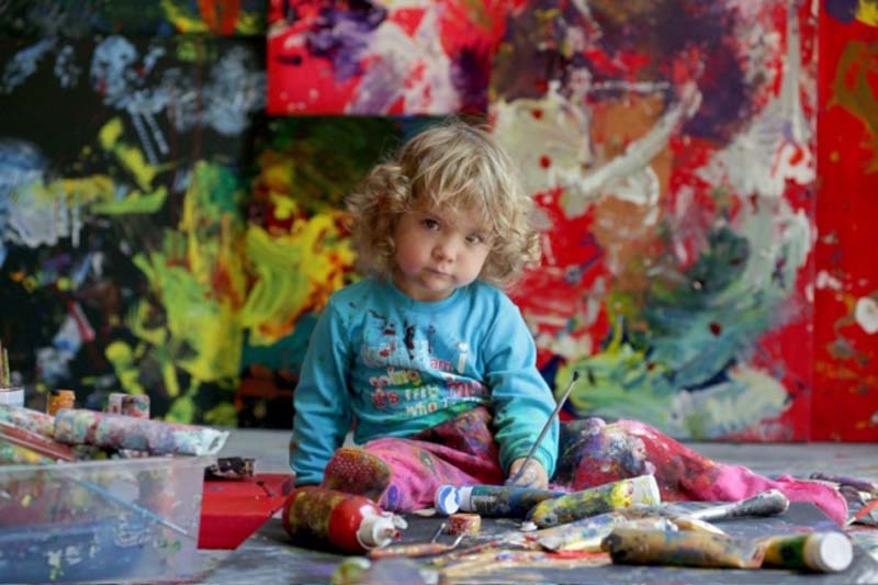 Фотография: Самая юная художница в мире №2 - BigPicture.ru