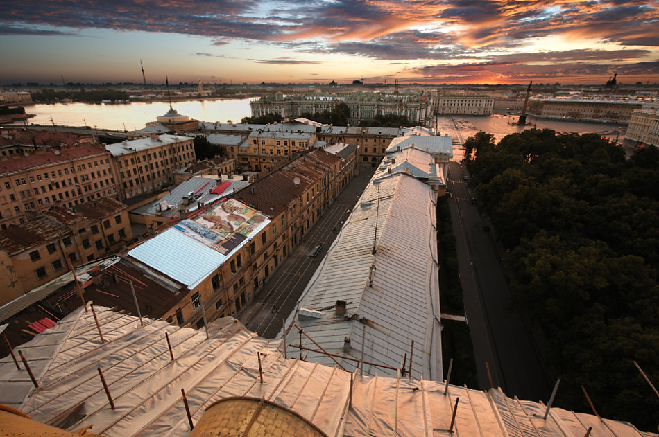 Фотография: Один день, летний: Крыши Петрограда №16 - BigPicture.ru