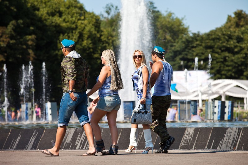 Фото в парке горького девушки