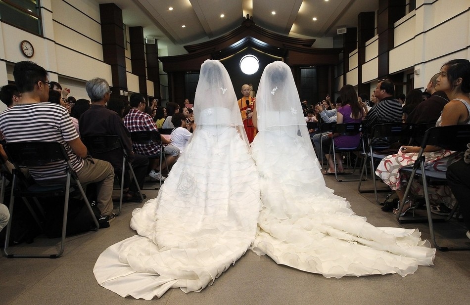 Фотография: На Тайване прошла первая однополая буддистская свадьба №4 - BigPicture.ru