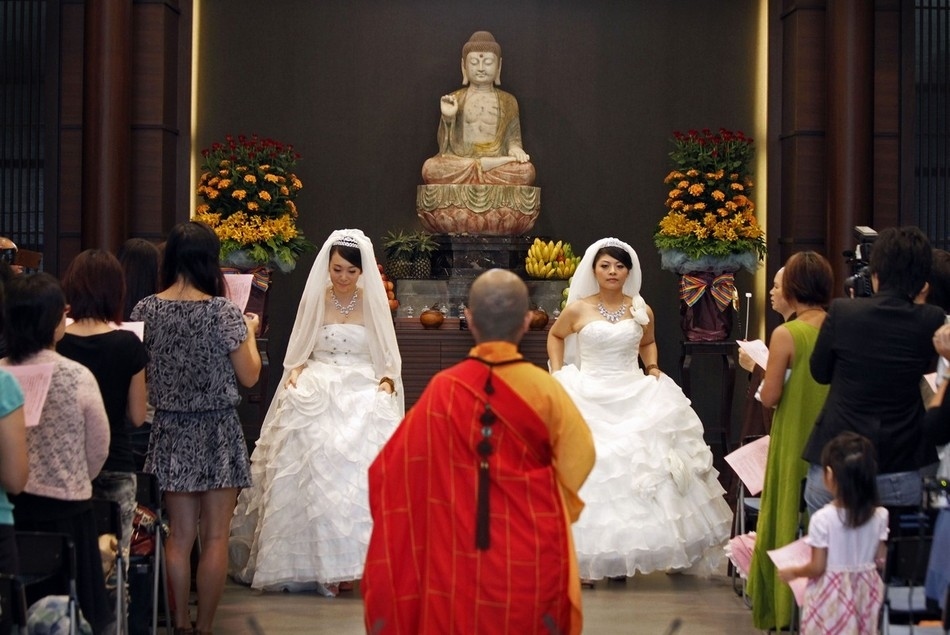 Фотография: На Тайване прошла первая однополая буддистская свадьба №10 - BigPicture.ru