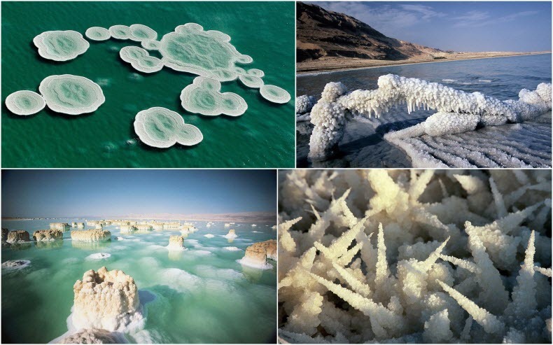 Фотография: Странные соляные образования в Мертвом море №1 - BigPicture.ru
