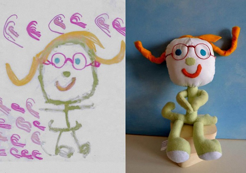 Фотография: Игрушки, сшитые по рисункам детей №14 - BigPicture.ru