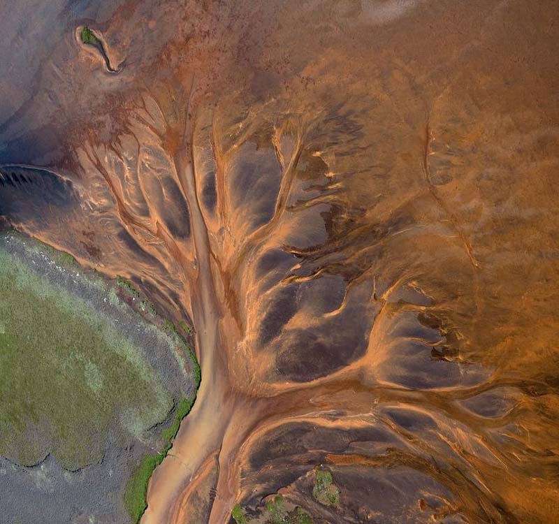 Фотография: Исландские реки - вид сверху №10 - BigPicture.ru
