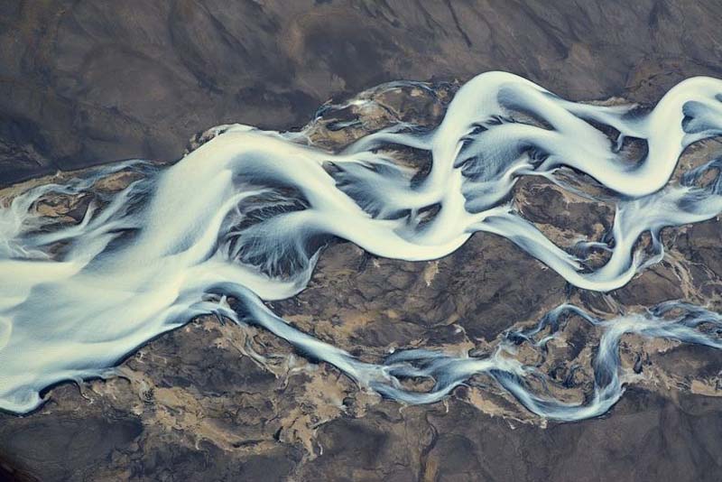 Фотография: Исландские реки - вид сверху №13 - BigPicture.ru