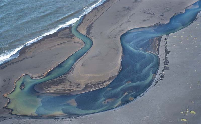 Фотография: Исландские реки - вид сверху №3 - BigPicture.ru