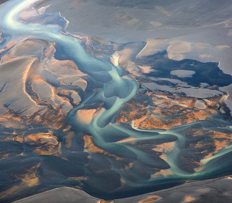 Фотография: Исландские реки - вид сверху №7 - BigPicture.ru