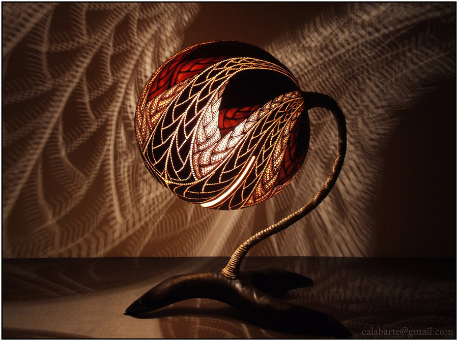 Фотография: Удивительные светильники из тыкв - произведения искусства №21 - BigPicture.ru