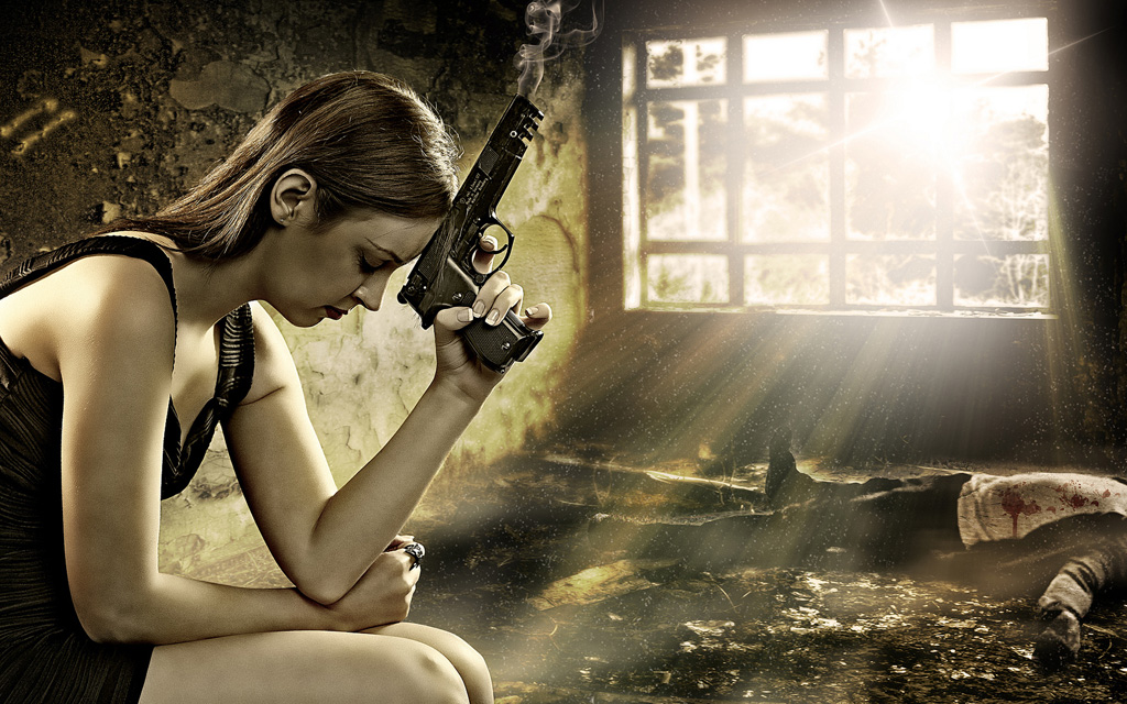 Фотография: Вооружена и очень опасна: девушка и ее воображение №3 - BigPicture.ru