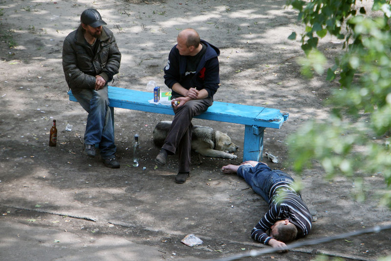 Фотография: Фотограф четыре года снимал, что происходит на лавочке в украинском дворе №19 - BigPicture.ru