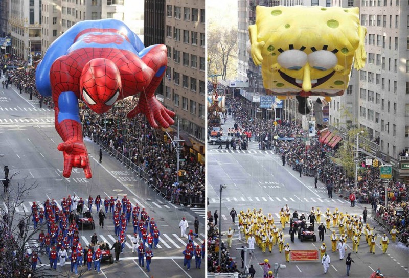 Парад на День Благодарения в Нью-Йорке