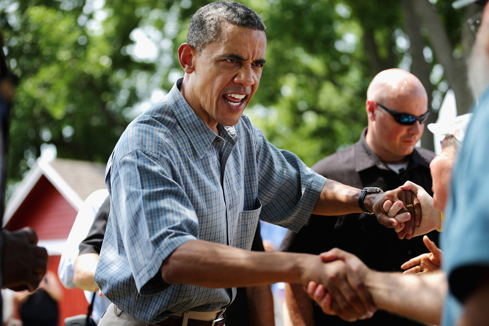 Фотография: Эмоциональный Барак Обама №19 - BigPicture.ru