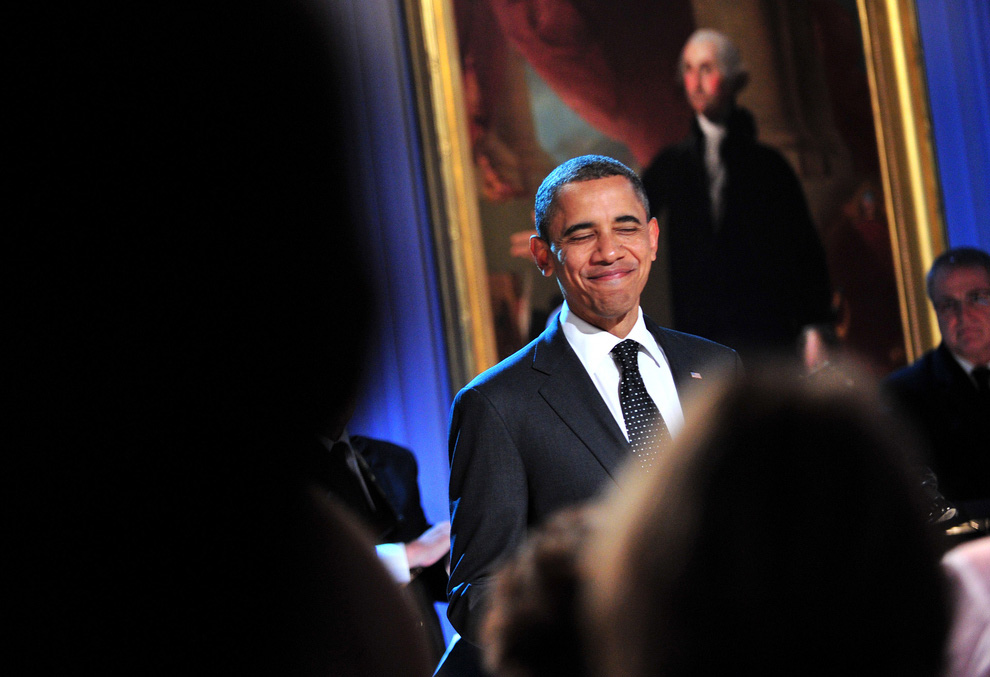 Фотография: Эмоциональный Барак Обама №26 - BigPicture.ru
