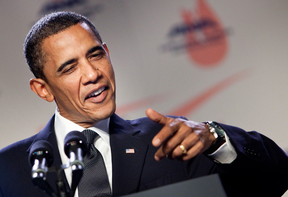 Фотография: Эмоциональный Барак Обама №42 - BigPicture.ru