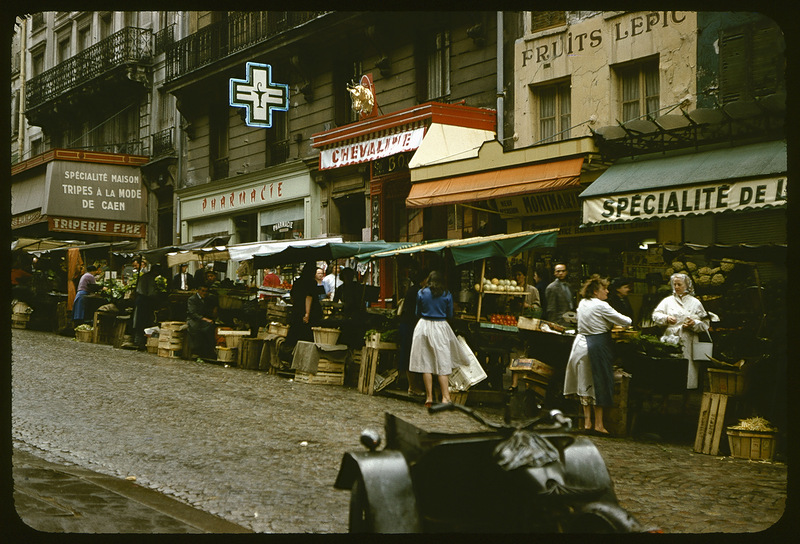 Фотография: Франция 50-х на цветных слайдах: Романтическое путешествие №13 - BigPicture.ru