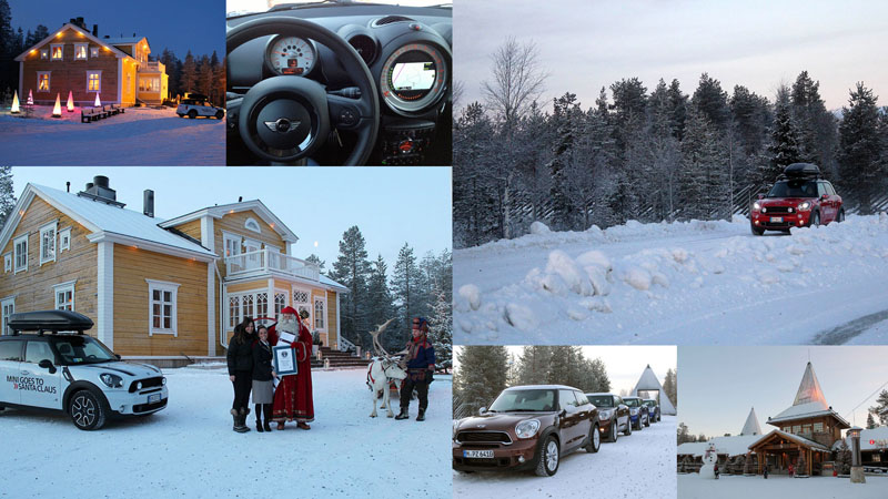 Фотография: MINI едет к Санта Клаусу №1 - BigPicture.ru