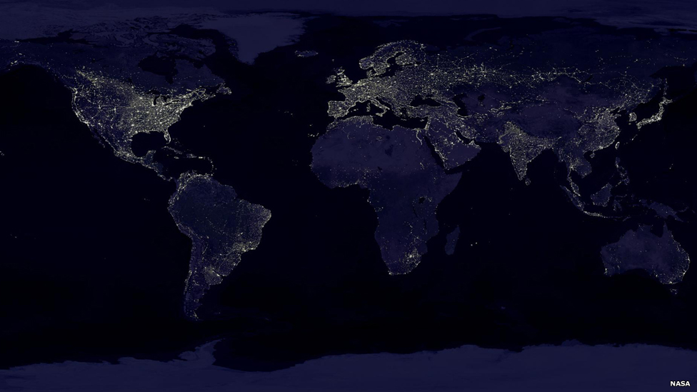 Фотография: Ночная Земля из космоса №3 - BigPicture.ru