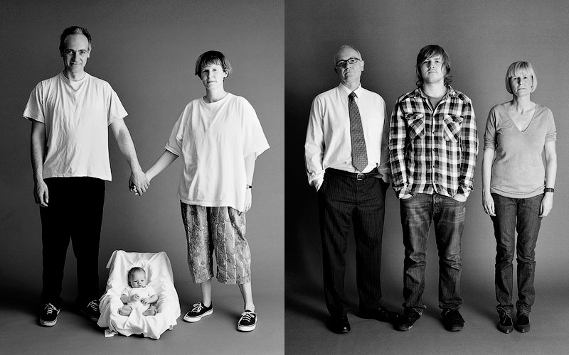 Фотограф 25 лет делал снимки одной семьи