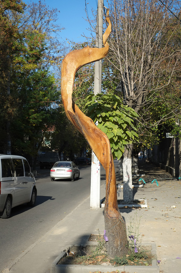 Фотография: Деревянные скульптуры в Симферополе №10 - BigPicture.ru