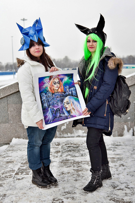 Фотография: Юные фрики - фанаты Lady Gaga в Москве и Петербурге №7 - BigPicture.ru