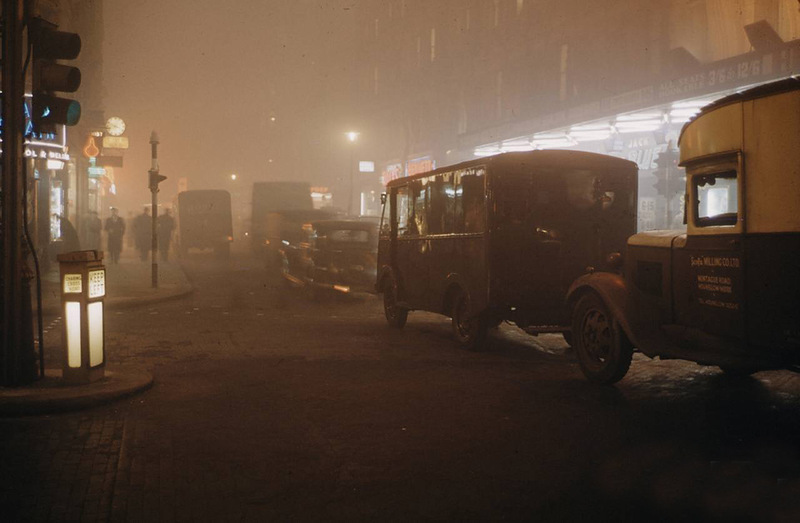 Фотография: 10 фотографий Великого смога в Лондоне №3 - BigPicture.ru