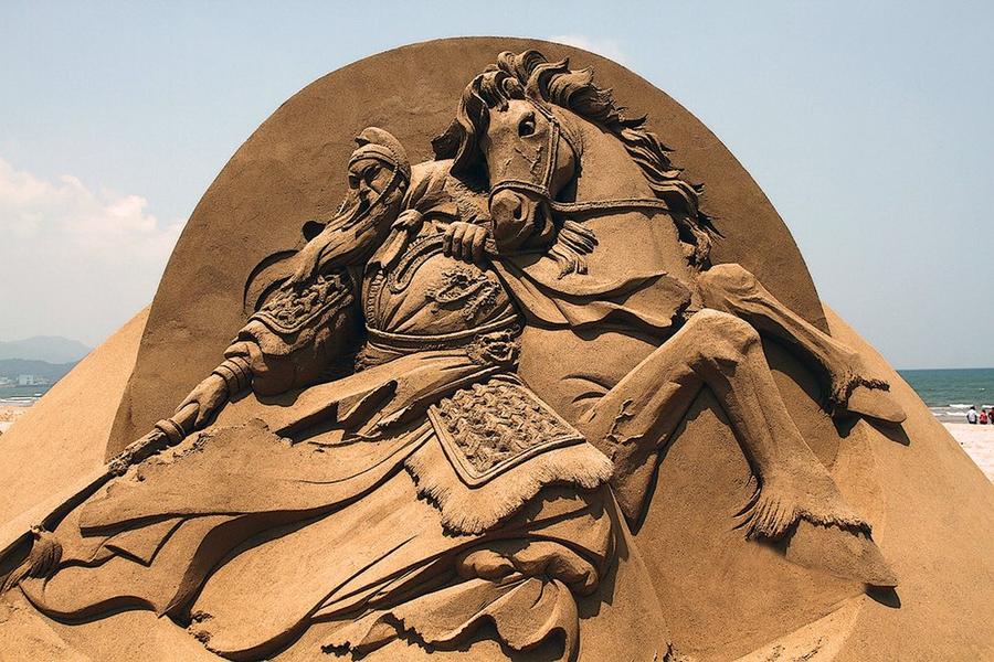 Фотография: Удивительные песчаные скульптуры от китайского мастера №3 - BigPicture.ru