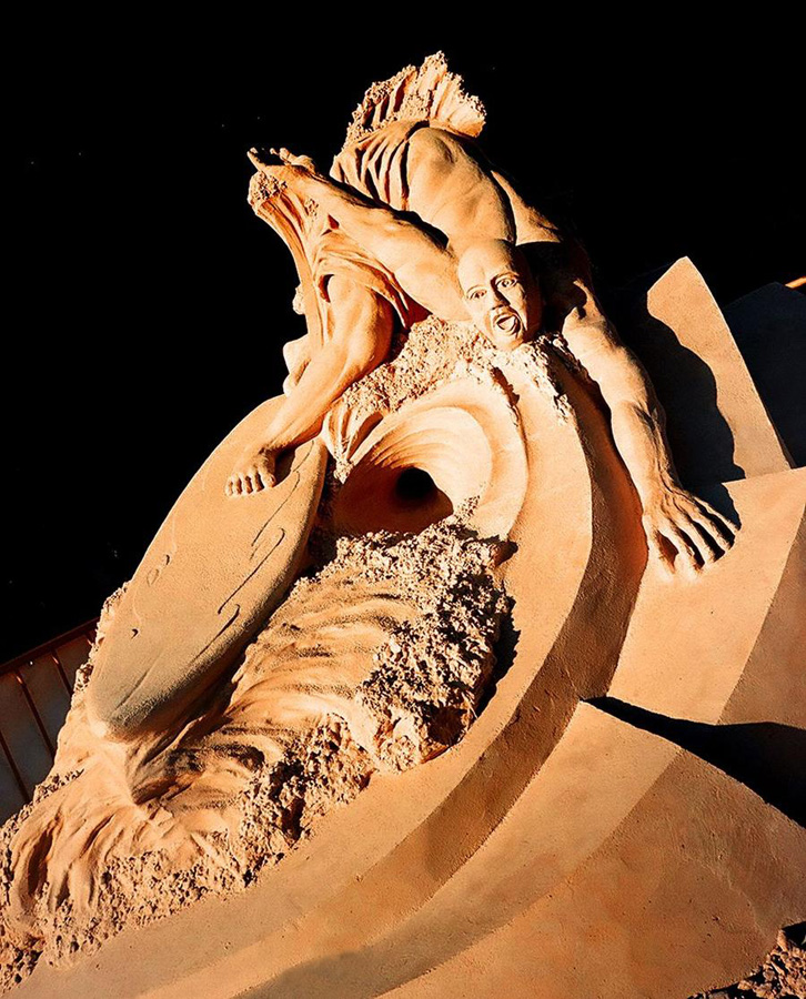 Фотография: Удивительные песчаные скульптуры от китайского мастера №5 - BigPicture.ru